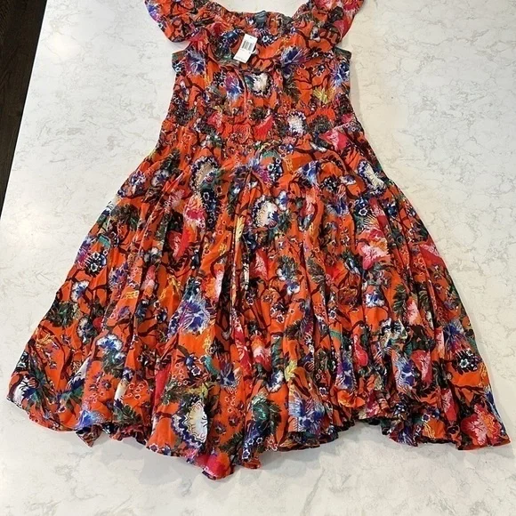 indian bridal shower dresses Raquel Bea Peasant Ankle Length Dress  Soler London